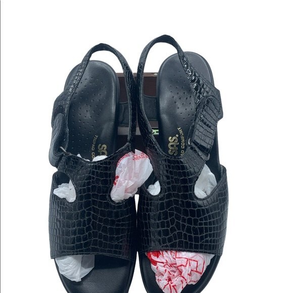 SAS Black Sandals 9 N - Picture 7 of 7